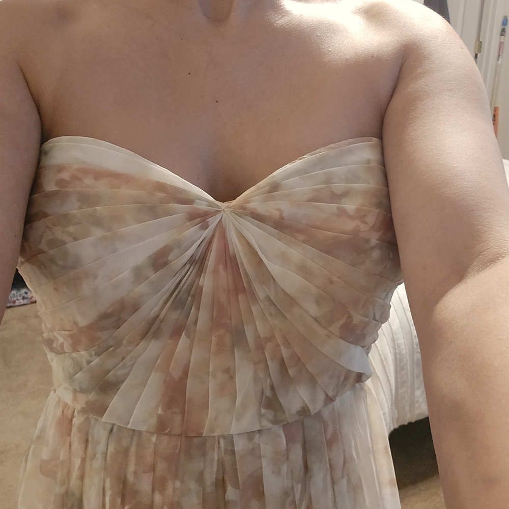 Jenny Yoo Nyla Formal Bridesmaid Prom Watercolor Gown Dress, Size 8 6 - Picture 2 of 9